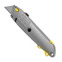 BOSTITCH 10-499 Quick-Change Utility Knife with Retractable Blade and Twine Cutter, Silver