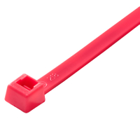 CABLE TIE 7" 50# FL PINK 100/BG