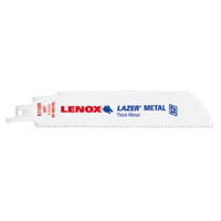 Lenox 201706110R Reciprocating Saw Blade, 1 in W, 6 in L, 10 TPI, Cobalt Cutting Edge
