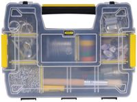 Stanley STST14021 Sortmaster 12-Compartment Small Parts Light Organizer