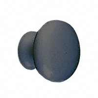 Amerock BP5322-BJ 1-1/2-Inch Diameter Ceramic Knob, Black