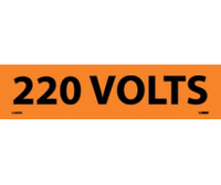 " 220 VOLTS " BLK/ORGE 4.5" (5CT
