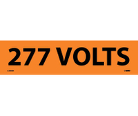 277 VOLTS BLK/ORGE 4.5" (5CT)