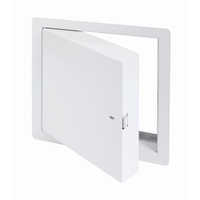 CENDREX PFI-12X12 Access Door, 12 in W, Steel, White, Powder-Coated