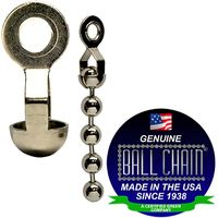 BALL CHAIN RING CPLG 6-AD NICKEL