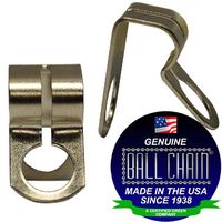 BALL CHAIN CLAMP CPLG 6-D NICKEL