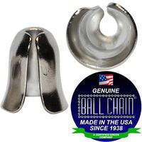 BALL CHAIN BELL PDNT 6-P NICKEL