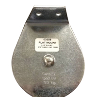 Block Division 03558 Pulley Block, 5/16 in Rope, 1550 lb Working Load, 3-1/2 in Dia x 5/8 in W Sheav