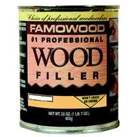 FAMOWOOD 36021108 Wood Filler, Paste, Cedar, 24 oz