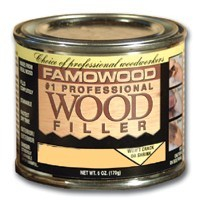 FAMOWOOD 36141110 Wood Filler, Paste, Cherry, 6 oz Can