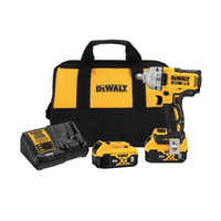 DeWALT DCF891P2 Impact Wrench Kit, Battery Included, 20 V, 5 Ah, 1/2 in Drive, 2000 rpm Speed