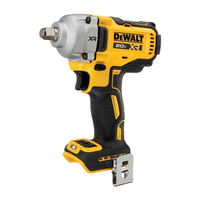 DeWALT XR Series DCF891B Impact Wrench, Tool Only, 20 V, 1/2 in Drive, 3250 ipm, 2000 rpm Speed