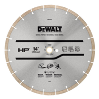 DeWALT DW47410 General-Purpose Blade, 14 in Dia, 1 in Arbor, Segmented Rim