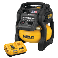 DeWALT FLEXVOLT DCC2560T1 Cordless Air Compressor Kit, Battery Included, 2.5 gal Tank, 0.4 hp, 60 V,