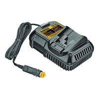DeWALT DCB119 Vehicle Charger, 12 to 20 VDC Output, 1.3, 1.5, 3 Ah, 40 to 90 min Charge, Battery Inc