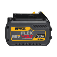 DEWALT DCB606 Battery Pack, 20, 60 V Battery, 6 Ah