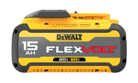 DeWALT FLEXVOLT DCB615 Cordless Battery Pack, 20/60 V Battery, 15 Ah, Includes: 3 LED Fuel Gauge Cha