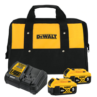 DEWALT DCB205-2CK 20V Max 5.0 Ah Starter Kit with 2 Batteries