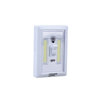 PowerZone 12532 Cordless Light Switch, LED Lamp, 200 Lumens, Wall Mounting
