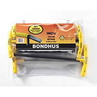 Bondhus 13146 Set of 6 Balldriver T-handles, sizes 5/32-3/8-Inch