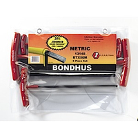 Bondhus 13148 Set of 5 Balldriver T-handles, sizes 4-10mm