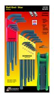 BONDHUS 14132 L-Wrench and Fold-Up Set Combo, 30-Piece, Protanium Steel, ProGuard