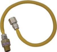 GAS CNCTR 18" 3/8"ODx1/2"PIPE