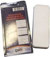 Dico 7100960 Buffing Compound, 1/2 in Thick, White Rouge, White