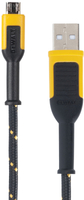 DEWALT 131 1360 DW2 Reinforced Braided Phone Charger Cable, USB-A to Micro USB, 4 ft.