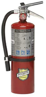 BUCKEYE 10914 Fire Extinguisher, 5 lb Capacity, Monoammonium Phosphate, 3A-40B:C Class