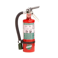 BUCKEYE 70259 Fire Extinguisher, 2.5 lb Capacity, Hydro Chlorofluorocarbon, Halotron I, 2B:C Class, 