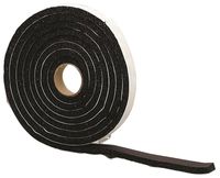 M-D 06635 Premium Weatherstrip Tape, 3/4 in W, 10 ft L, Rubber, Black