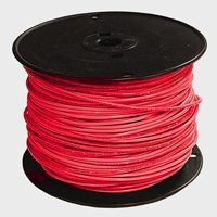 ELECTRICAL WIRE 14 THHN SOL RED