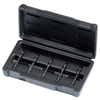 Champion DT22HEX Series DT22HEX-SET-NC5 Combination Drill and Tap Set, NC Thread, 2-Flute, HSS