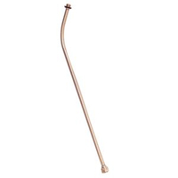Chapin 6-7703 Brass Curved Wand Male Extension, 24-Inch