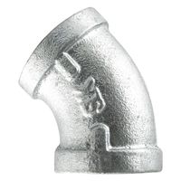 GALV ELBOW 45deg 1/2"