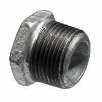 BLACK HEX BUSHING 1/2x1/4