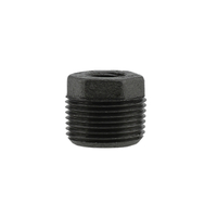 BLACK HEX BUSHING 1x3/8