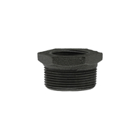 BLACK HEX BUSHING 1-1/2x1