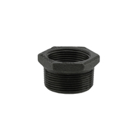 BLACK HEX BUSHING 1-1/2x1-1/4