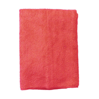 CONTINENTAL Supremo E820016 Cleaning Cloth, 16 in L, 16 in W, Microfiber/Polyester/Polyamide, Red