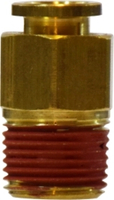 PTC BRASS MALE ADPTER 1/4x1/4MPT