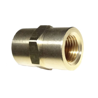 BRASS COUPLING 1/4" LF