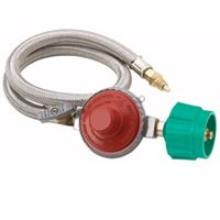 Bayou Classic Stainless Braided Hose / Regulator Assembly