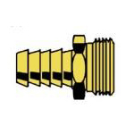 BRASS HOSE BARB 1/2BARBx3/4MGHT