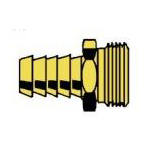 BRASS HOSE BARB 3/4BARBx3/4MGHT