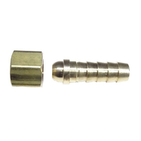 BRASS HOSE BARB 3/16BARBx1/4FSPT
