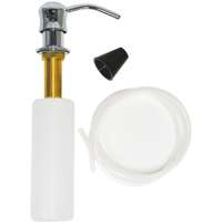 Danco 10038 Microban Curved Soap Dispenser, Chrome