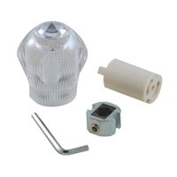 Danco 80015 Diverter Handle, Acrylic, For: Single Handle Tub and Shower Faucets