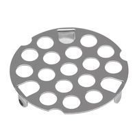 Danco 80064 Sink Strainer, 1-7/8 in Dia, Brass, Chrome, For: 1-7/8 in Drains, Kitchen Sink